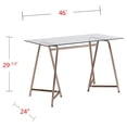 thumbnail image 2 of Holly & Martin Holme Writing Desk, Midcentury Modern Style, Champagne, 2 of 2