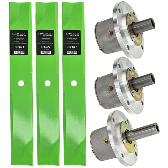 8TEN Blade Spindle Kit for Exmark 1-402006 1-302030 52-inch Deck MK1009694