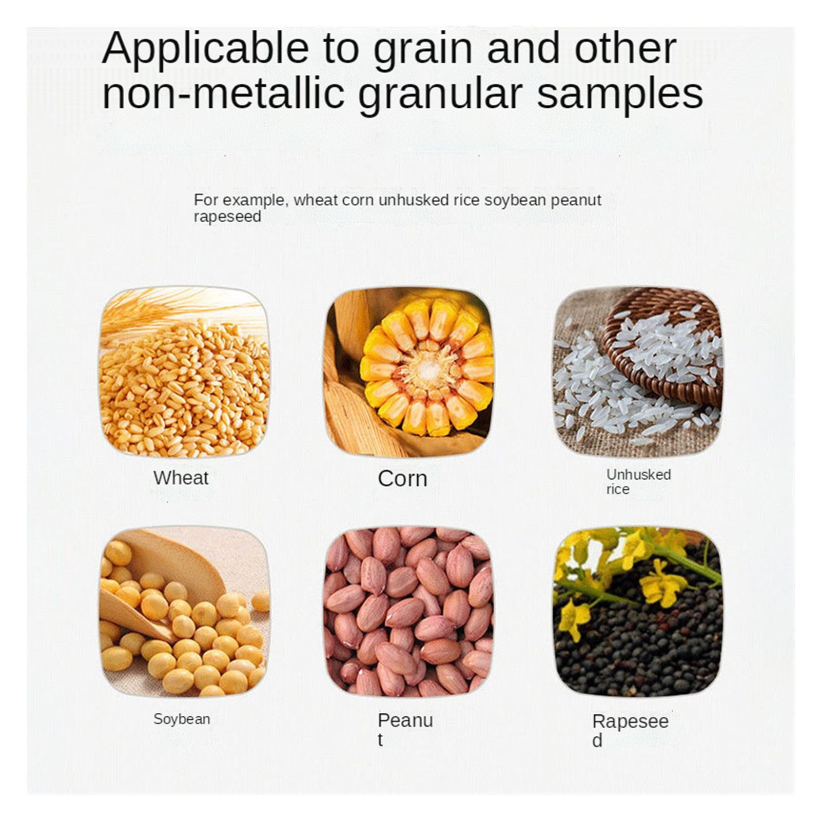Precision Grain Moisture Analyzer Humidity Meter Corn Rice Wheat Moisture Tester F15 20