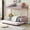 Pink, variant on Twin over full bunk bed, metal frame, clear instructions for assembly - Provide modern style and save space in bedrooms