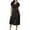 Black, variant on Party Dresses for Women Sexy Casual Wrap V Neck Short Sleeve Ruffle Hem Midi Dress Lightweight Comfort Church Wedding Guest Dresses