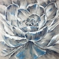 thumbnail image 3 of Fleurs Grises et Bleues - Toile 24"x24 Pouces - Impression à la Demande, 3 of 5