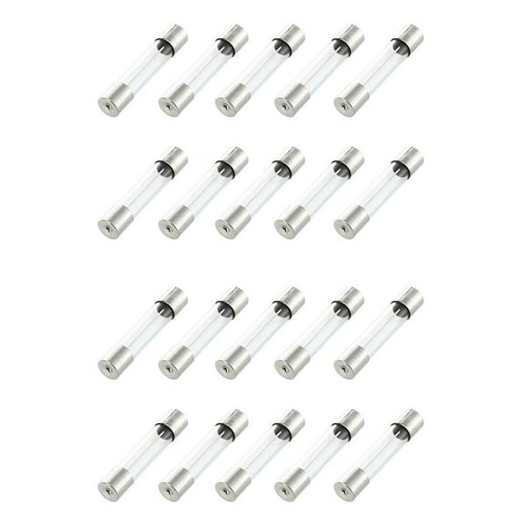 20 Pcs Fast Blow Type Glass Tube Fuses 6X30mm 250V 10A
