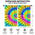 thumbnail image 2 of Pink and Yellow Tie Dye Pattern Insulated Teens Curtains Set Of 2, Bedroom Essentials, Toddler Room Decor 52x84in(132x213cm), 2 of 5