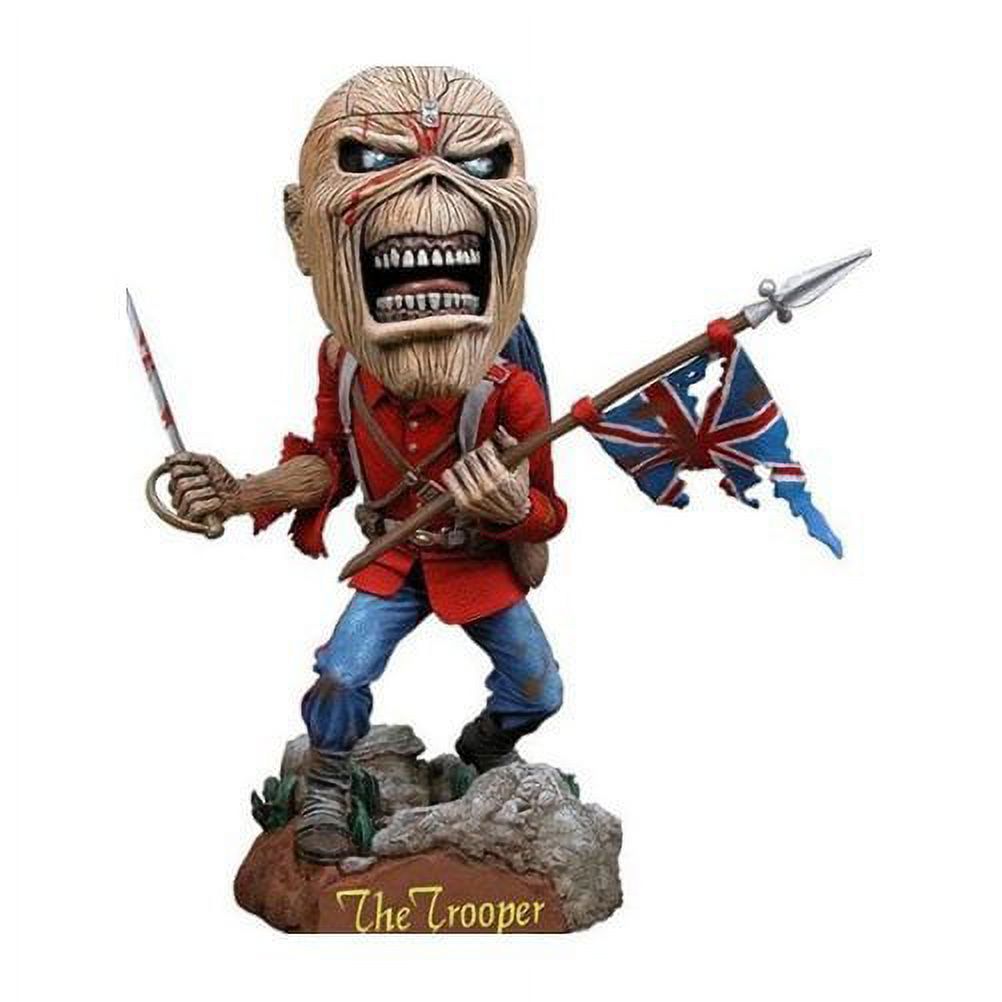 NECA, Iron Maiden Eddie Trooper Head Knocker Bobble Head, 8