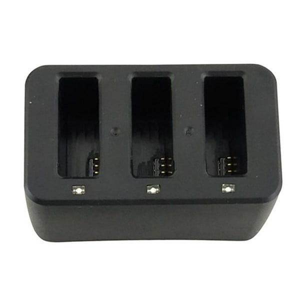 Cargador de batería Lipo 3 en 1 para drones (3 V, 2 A) Negro