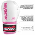 thumbnail image 2 of S5 All Rounder Boxing Glove - White/Pink, 2 of 7