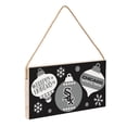 thumbnail image 2 of Chicago White Sox 6" x 11" Holiday Wood Wall Sign, 2 of 3