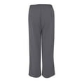thumbnail image 6 of Endives Women's Casual Pants Full Length Loose Pants High Elastic Waist Wide Leg Dress Pants With Pockets, 6 of 8