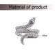 thumbnail image 4 of GOOHOCHY 1 pieza elegante anillo ajustable en forma de serpiente anillo de cobra retro personalidad decoración de dedo anillo de fiesta para hombres y niños (n. ° 8), 4 of 7