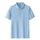 thumbnail image 1 of pstuiky Camisa de manga corta para hombre, Camisa informal de manga corta con cuello vuelto, cómoda y lisa, para hombre camisetas de hombre xl, 1 of 3