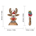 thumbnail image 2 of NIZELUK Clearance Santa Claus Elf- Wiper Sticker Removable Rear Windshield Wiper Sticker Car Sticker Fall Savings Clearance Sales Today Deals Prime, 2 of 2
