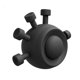 thumbnail image 2 of Equipo de entrenamiento para fortalecer el agarre de la mano: pelota compacta para ejercicios de fuerza de agarre. Negro, 2 of 8