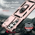 thumbnail image 5 of for Samsung Galaxy S22 Ultra Case with Camera Lens Cover HD Screen Protector,Military-Grade Drop Tested Magnetic Ring Holder Kickstand Protective Phone Case for Samsung Galaxy S22 Ultra 5G (Rose Gold), 5 of 9