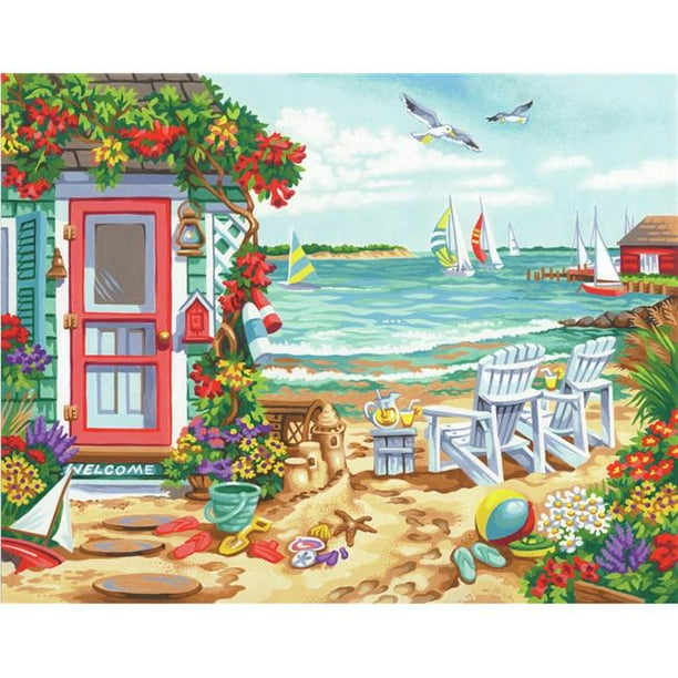 Paintworks® Summertime PaintbyNumber Kit
