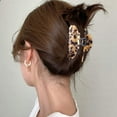 thumbnail image 3 of PENGXIANG 2PCS Medium Hair Claw Clips Tortoise Shell French Design Celluloid Hair Clamps Non Slip Grip Jaw Clips for Women, 3 of 7
