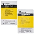 thumbnail image 2 of Niche Rear Brake Pad Set for Suzuki GSXR750 Organic Motorcycle 2 Pack 519-KPA2483D, 2 of 5