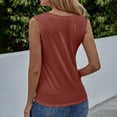 thumbnail image 5 of Chbgutlmr Womens Tank Tops Plus Size Crewneck Sleeveless Fitting Tees Solid Color Comfy Tops Summer Fashion, 5 of 5