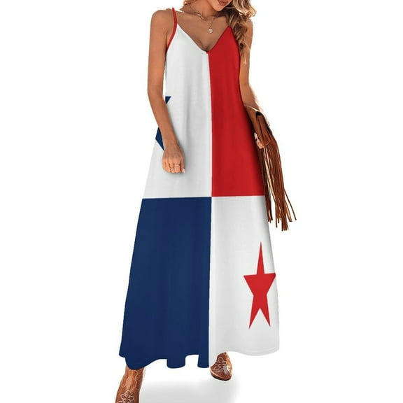 Panama Flag Sleeveless Dress Loose Women's Dress Dresses Luxury Evening Dresses