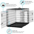 Paws & Pals Wire Dog Crate with Tray (24inch) (Small)