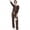 Coffee, variant on Spring Sportwear 2-piece Women's Hooded Jacket Wide-leg Trousers Set Daily Wear Outfit for Spring Sportswear