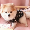 thumbnail image 4 of YUEHAO Dog Sweaters for Small Dogs Fashion Pet Dog Cat Villus Warm Clothes Puppy Doggy Apparel Clothing Small Dog Sweater (Black, XS), 4 of 4