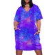 thumbnail image 1 of Vestido holgado con bolsillos y pintura fluida de luz negra, vestido de cumpleaños para mujer, vestidos de verano para mujer 2025, vestidos de lujo, 1 of 7