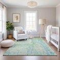 thumbnail image 6 of Addison Rugs Mayfield Premium Machine Washable Transitional Abstract Mint Rectangle Rug, 9' x 12', 6 of 6