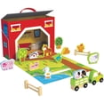 thumbnail image 1 of TOOKYLAND Playset in a Box - Portable Toy Set with Wooden Figurines and Accessories, Ages 3+, 1 of 9