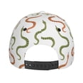 thumbnail image 6 of Naloa Original Classic Low Profile Hat Men Women Baseball Cap Dad Hat Adjustable Unconstructed Hand Drawn Snake Print Cap, 6 of 9