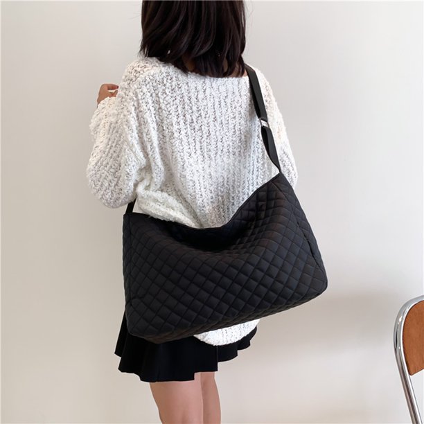 Bolsa cruzadas acolchadas de algodón de hombro acolchada de gran capacidad para viajes de trabajo Ndcxsfigh Para Estrenar