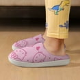 thumbnail image 6 of Kids Slippers Hello Kitty House Slippers Warm Soft Plush Slipper Anti-Slip Winter Fluffy House Shoes for Boys Girls, 6 of 7