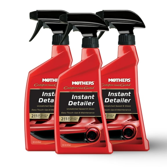 Mothers Instant Detailer Spray Exterior Car Detailer, 16 oz. (3-Pack)