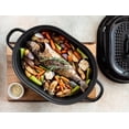 thumbnail image 2 of Granitestone 15 Inch Non stick Turkey Roasting Pan with Lid, Oval Aluminum Turkey Roaster Pan for Poultry, Meats, Roaster Pan with Lid, Baking & More – Dishwasher Safe, 2 of 11