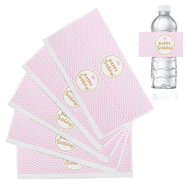 Etiquetas para botellas de agua, 5 unidades, etiquetas para botellas de agua, etiquetas personalizadas para botellas de agua, multifuncionales