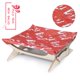thumbnail image 1 of Soporte De Madera Para Mascotas Cuna Soporte De Madera Desmontable Tela Cómoda Cama Para Mascotas Vogacara PT001366-04, 1 of 7