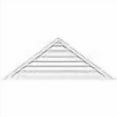 thumbnail image 3 of Ekena Millwork GVPTR44X2202SN Triangle Surface Mount PVC Gable Vent, 44''W x 22"H, Factory Primed White, 3 of 4
