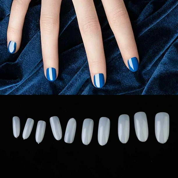 Uñas Postizas Con Forma De Uñas Transparentes, Molde De Gel, 500 Piezas De Puntas De Uñas Profesionales Con Caja, Práctica De Bricolaje, Uñas Artificiales Falsas Para