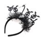 thumbnail image 4 of Accesorios Únicos 1 Pc Diadema de Patrón de Murciélago para Halloween 4.72" Diámetro Negro, 4 of 6
