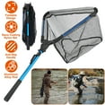 thumbnail image 2 of Foldable Fishing Net with Aluminum Handle – Durable 5MM Hexagon Mesh, Nano Coating, Collapsible Landing Net for Safe Fish Catching, 2 of 8