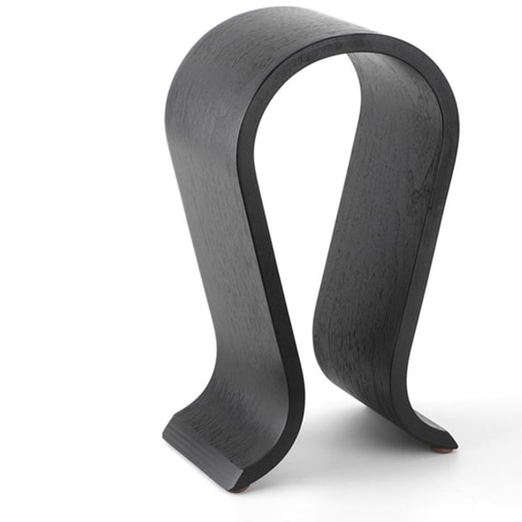 Yammee Vintage Style Wooden Headphone Stand Universal Rack for Studio Headsets Storage