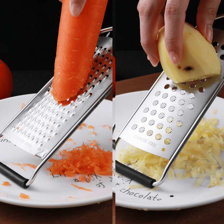 Fridja Cheese Grater, Hand-held Stainless Steel Zester for Kitchen for Home  