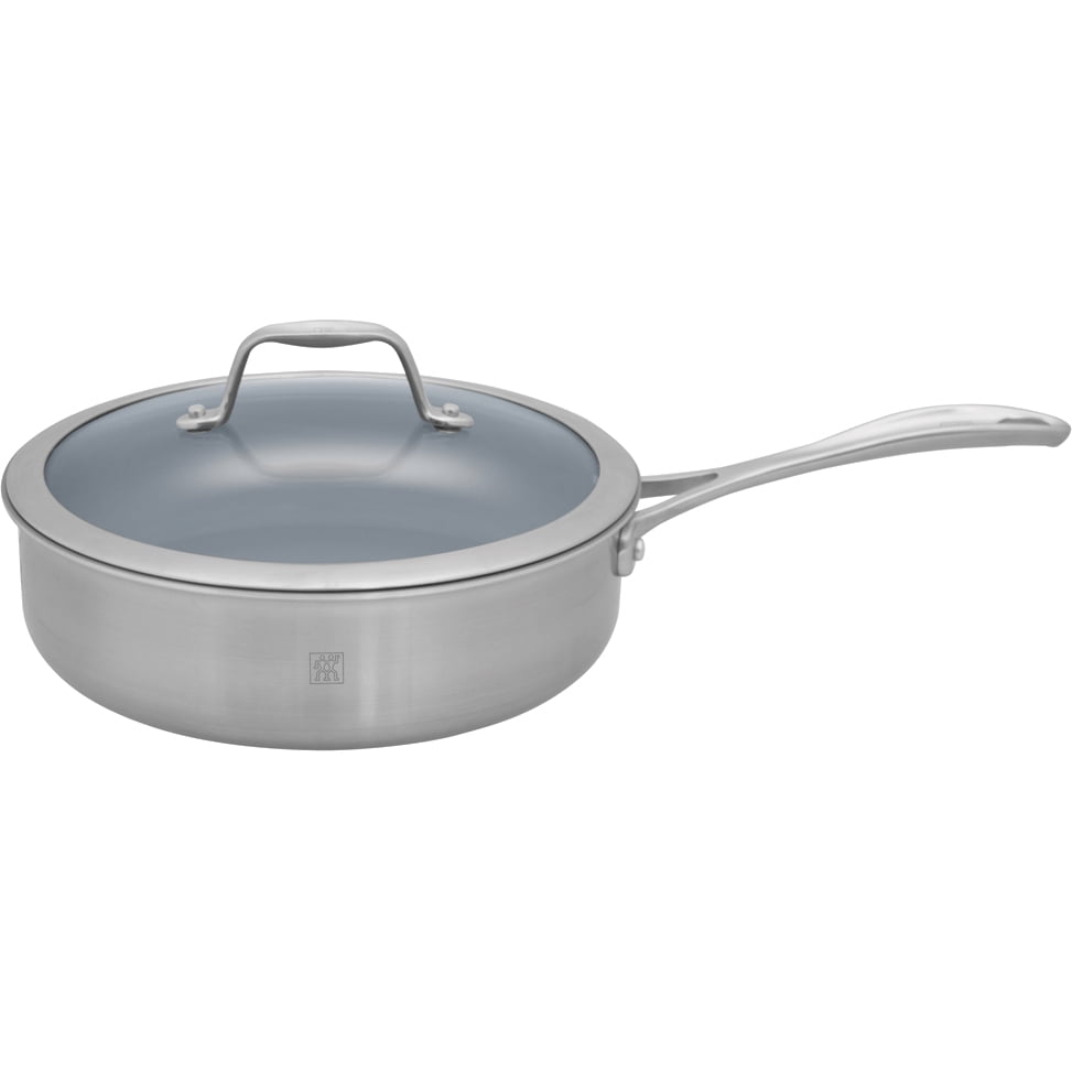 ZWILLING Spirit 3ply 3qt Stainless Steel Ceramic Nonstick Saute Pan
