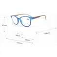 thumbnail image 2 of Womens Mens Retro Reading Glasses Spring Hinge Readers Presbyopic Glasses, 2 of 3