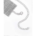 thumbnail image 4 of Wid Rhinestone Necklaces Silver Butterfly Choker Necklace Full Crystal Necklace Festival Party Neck Jewelry for Women and Girls, 4 of 4