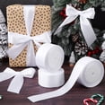 thumbnail image 4 of FELTECHELECTR 3 rollos de cintas para envolver regalos, cintas de tela, cintas decorativas para envolver regalos., 4 of 6
