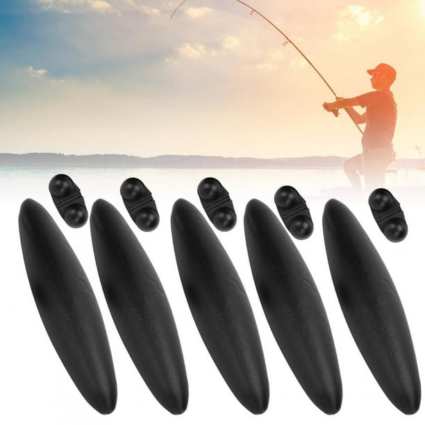 5Pcs Portable EVA Catfish Floats and Bell Fishing Accessories High Strength  Black 