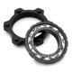 thumbnail image 1 of Adaptador de bloqueo central de bicicleta a adaptador de Rotor de 6 pernos, espaciador de cubo Irfora Negro, 1 of 7