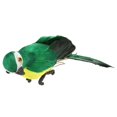 thumbnail image 4 of AMERTEER 2Pcs Foam Feather Artificial Parrot Imitation Bird Model Home Ornament (Green), 4 of 9