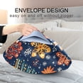 thumbnail image 4 of Yayeee Pillowcase Standard Size Set of 2 Satin Wrinkle Resistant Pillow Case, Christmas Splendor, 4 of 8